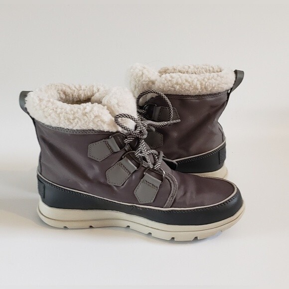 Sorel Explorer Carnival Women's Gray  Boot Size 6 - Picture 4 of 9